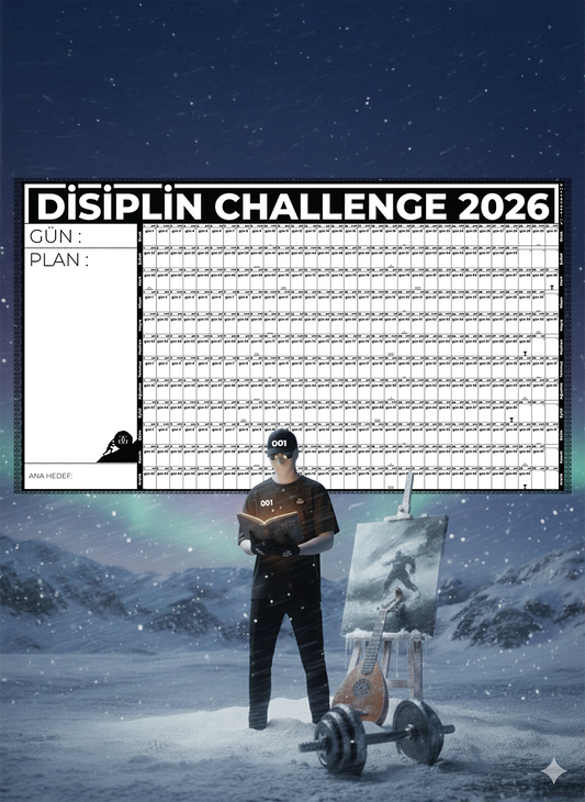 Disiplin Challenge 2026, Winter Arc – Özel Oversize Tişört Seti (Sınırlı Üretim)