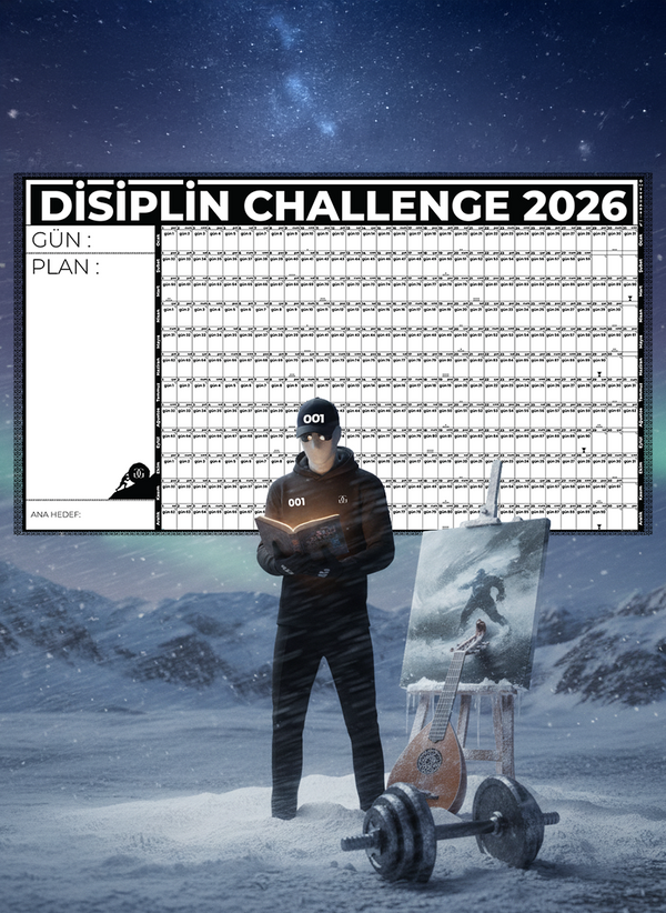 Disiplin Challenge 2026, Winter Arc – Özel Hoodie Seti (Sınırlı Üretim)